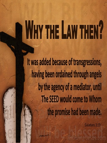 Galatians 3:19 Why The Law Then It Was Added Because Of Transgressions (brown)